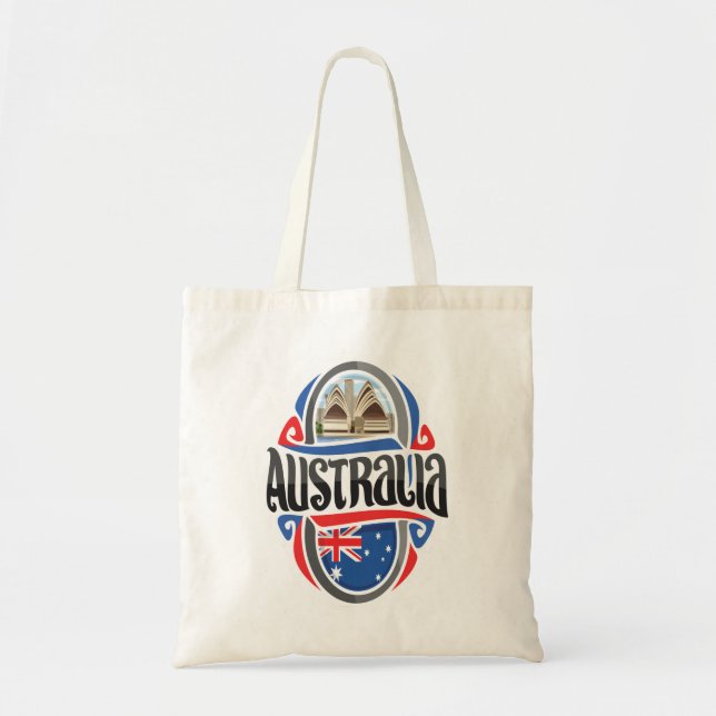 Bolsa Tote Orgulho australiano da Austrália (Frente)