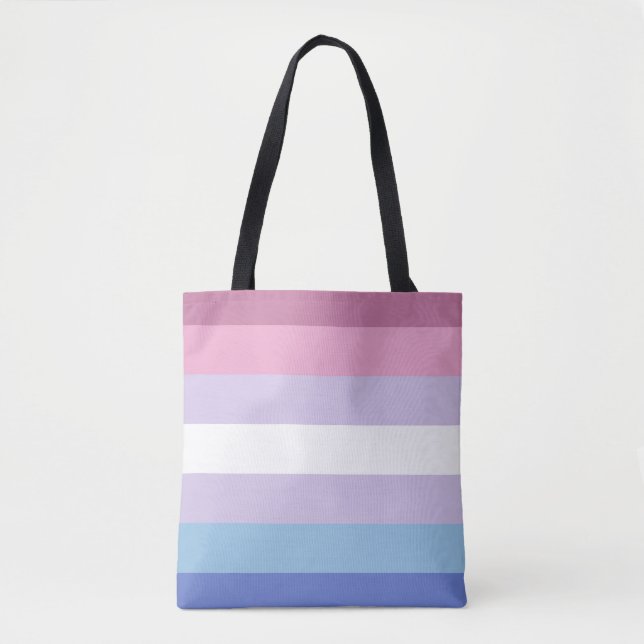 Bolsa Tote Orgulho Bigênero (Frente)