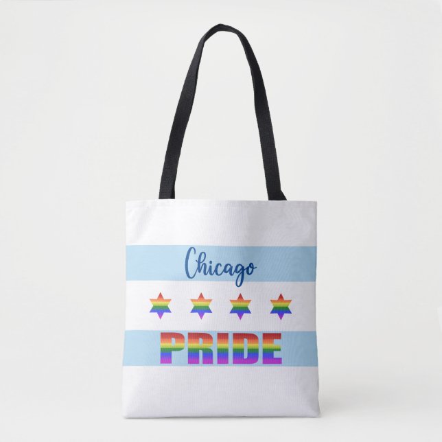Bolsa Tote Orgulho de Chicago (Frente)
