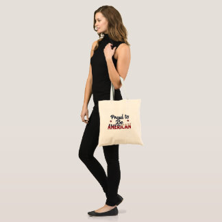 Bolsa Tote Orgulho de ser o American Retro Tote Bag EUA