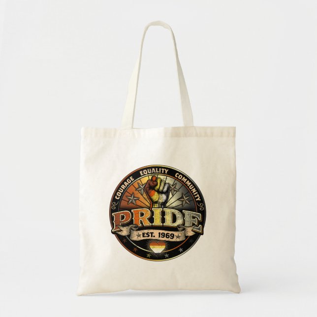 Bolsa Tote Orgulho de Urso est. 1969 (Frente)