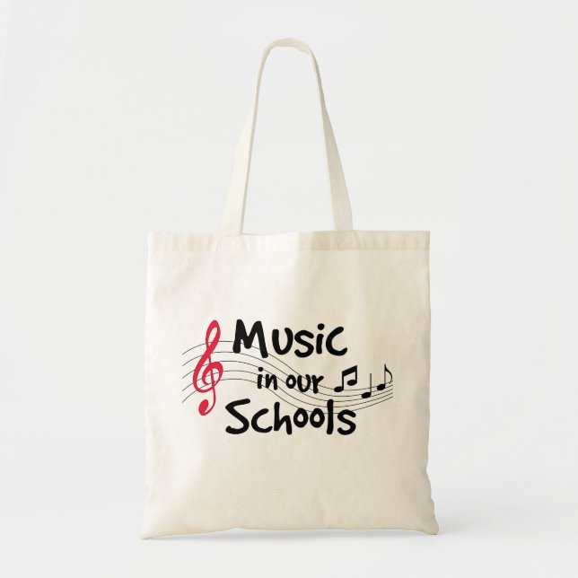 Bolsa Tote Orgulho Escolar Musical (Frente)
