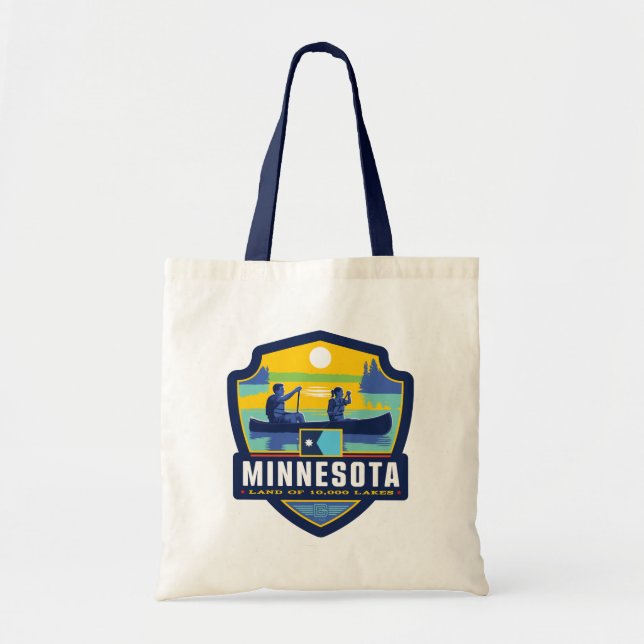 Bolsa Tote Orgulho Estatal | Minnesota (Frente)