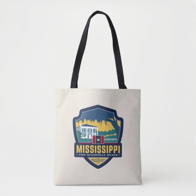 Bolsa Tote Orgulho Estatal | Mississippi (Frente)