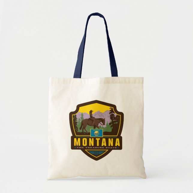 Bolsa Tote Orgulho Estatal | Montana (Frente)