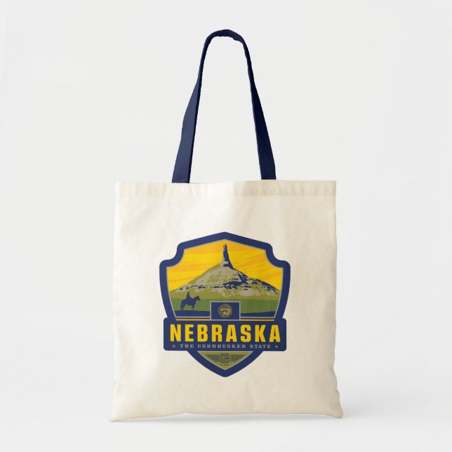 Bolsa Tote Orgulho Estatal | Nebraska (Frente)