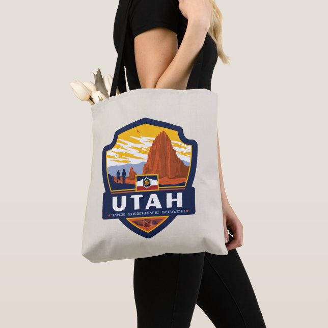 Bolsa Tote Orgulho Estatal | Utah (Close Up)