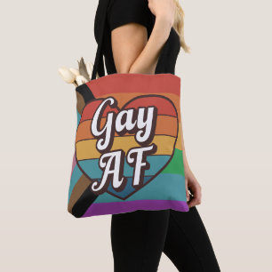 Bolsa Tote Orgulho Gay AF LGBTQ+