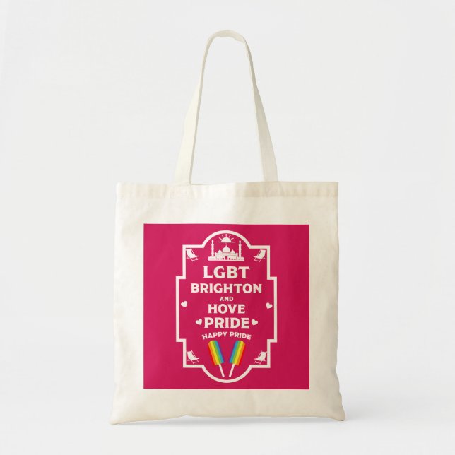 Bolsa Tote Orgulho Gay de Brighton (Frente)