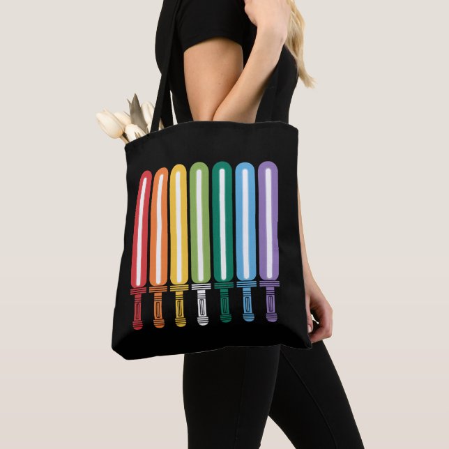 Bolsa Tote Orgulho gay de Sinalizador LGBT (Close Up)