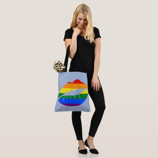 Bolsa Tote Orgulho Kiss (No(a) Modelo)