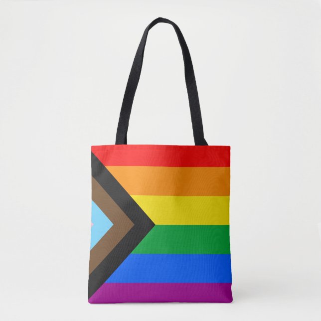 Bolsa Tote ORGULHO LGBT (Orgulho do Progresso) (Frente)