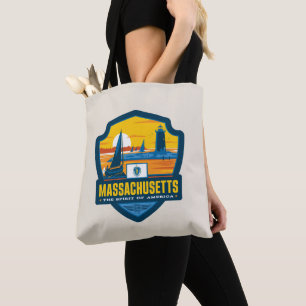 Bolsa Tote Orgulho Massachusetts do estado