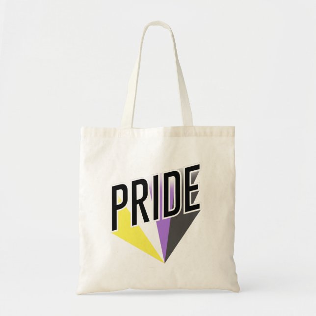 Bolsa Tote Orgulho Não Binário Explode (Frente)