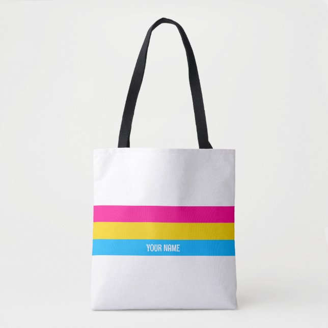 Bolsa Tote Orgulho Pansexual (Frente)