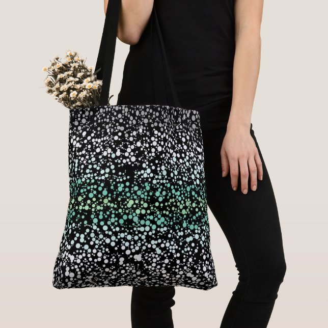 Bolsa Tote Orgulho Paragênero Mod Retro Excêntrico Boho (Close Up)
