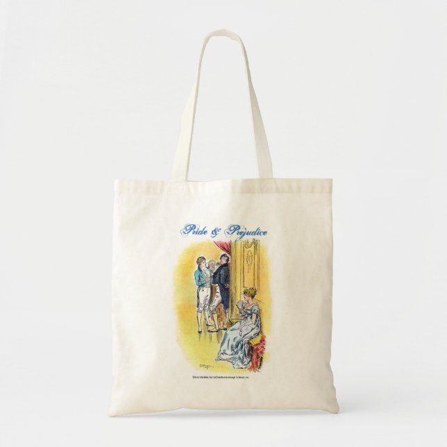 Bolsa Tote Orgulho & preconceito de Jane Austen - é tolerável (Frente)