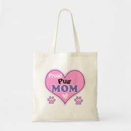 Bolsa Tote Orgulho Pug Mãe