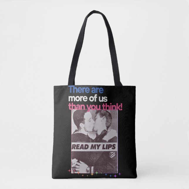 Bolsa Tote Orgulho queer (Frente)