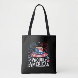 Bolsa Tote Orgulhoso Americano - Patriotic Beach Sunhat