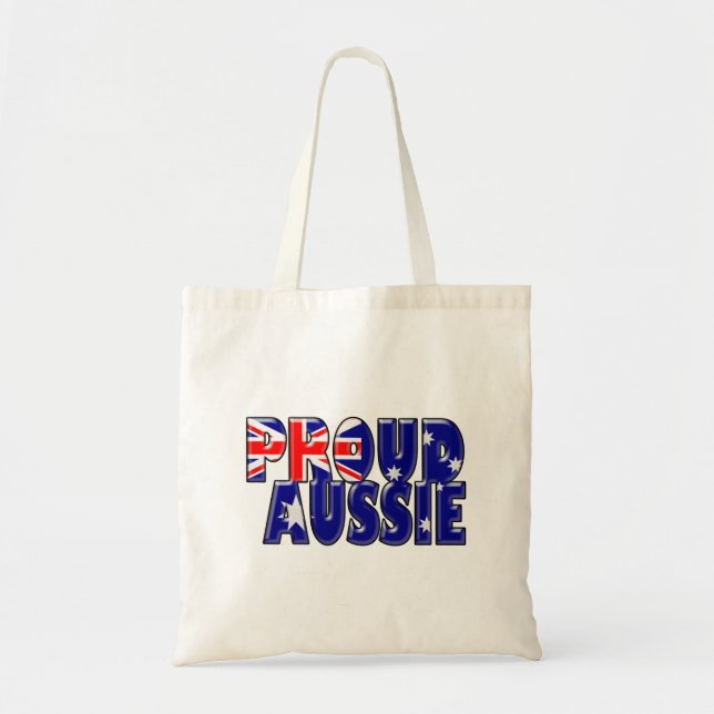 Bolsa Tote orgulhoso Aussie (Frente)