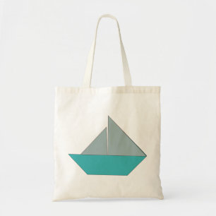 Bolsa Tote Origami Boat