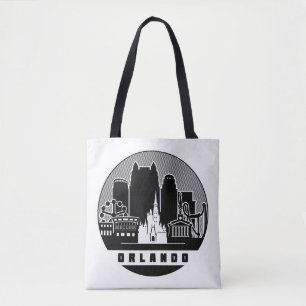 Bolsa Tote Orlando Florida Skyline
