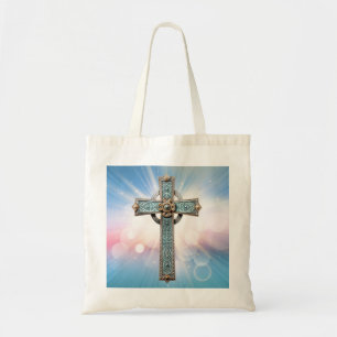 Bolsa Tote Ornamentado Chriistian Cross