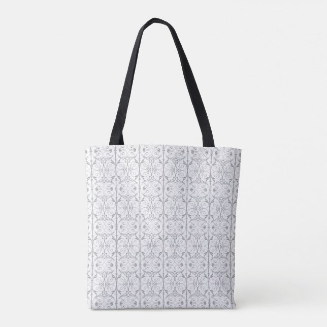 Bolsa Tote Ornamental Elegante para Mulheres (Verso)