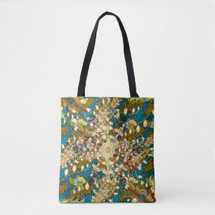 Bolsa Tote Ornamento decorativo de Arabic Vintage. Mandala pa