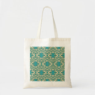 Bolsa Tote Ornamento Floral: Moderno Fashionável Sem Semente