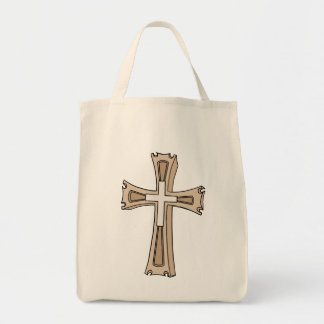 Bolsa Tote Ornate Cross Crest