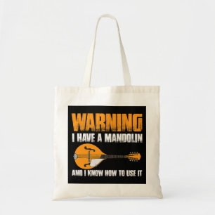 Bolsa Tote Orquestra Musical do Instrumento Musical do Mandol