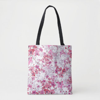 Bolsa Tote Orquídea: beleza vermelha singular.