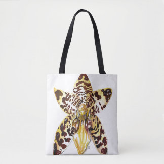 Bolsa Tote Orquídea de Ansellia Africana