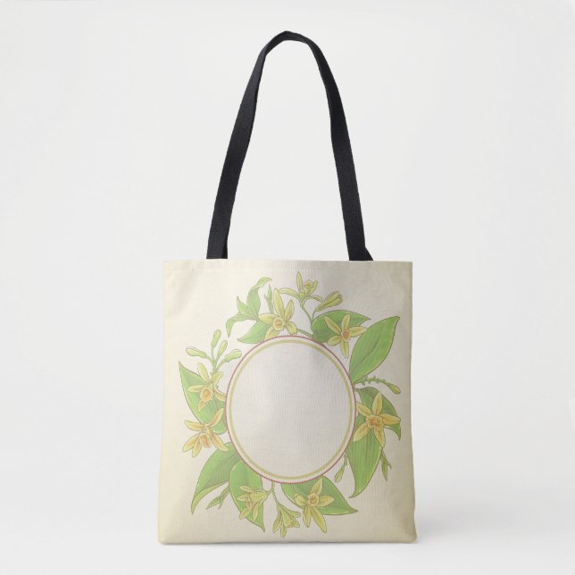 Bolsa Tote Orquídea de baunilha (Frente)
