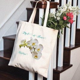 Bolsa Tote Orquídea de Bridal Tote Bag de Casamento