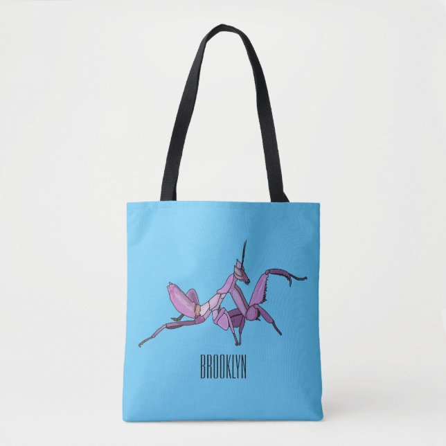 Bolsa Tote Orquídea de desenho (Frente)