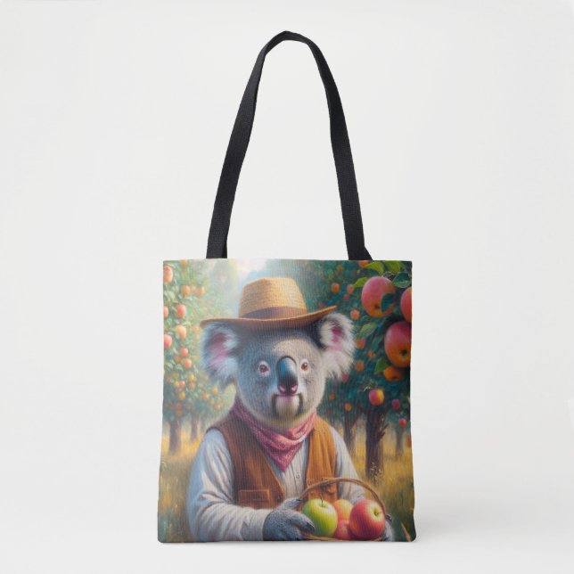 Bolsa Tote Orquídea de maçã Koala (Frente)
