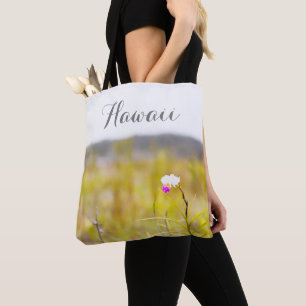 Bolsa Tote Orquídea Selvagem Tropical Hawaii - Vulcões Nat-l 