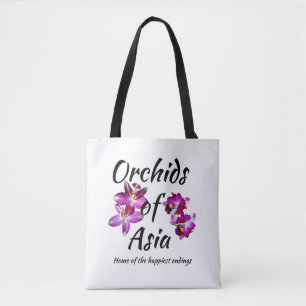 Bolsa Tote Orquídeas da Ásia
