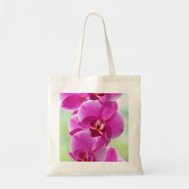 Bolsa Tote Orquídeas rosa adoráveis (Frente)