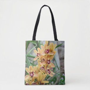 Bolsa Tote Orquídeas tropicais da estrela