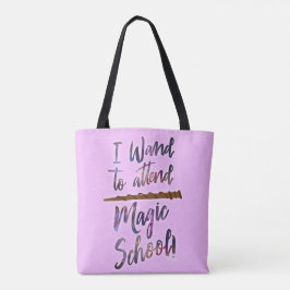 Bolsa Tote Ortografia de Diversão Mágica da Escola de Feitice