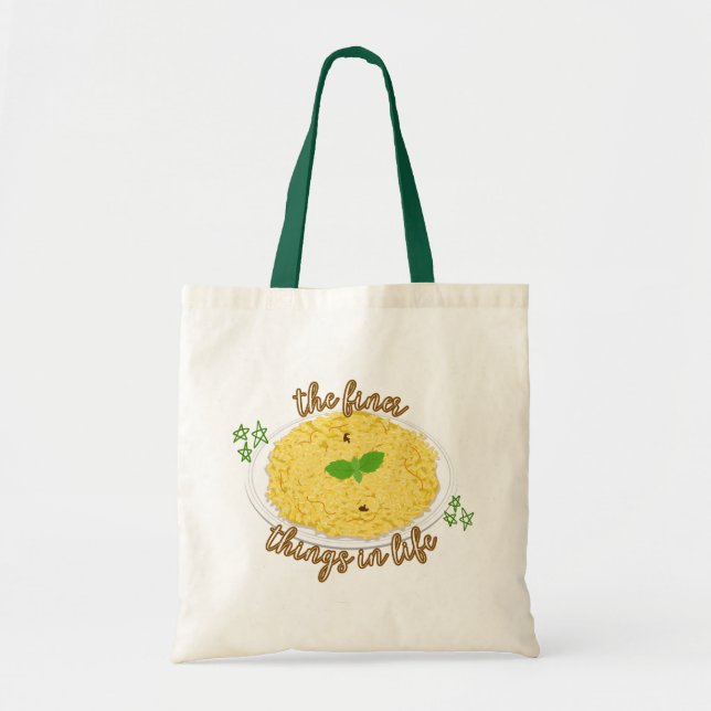 Bolsa Tote orzo - série das coisas mais refinadas da vida - (Frente)