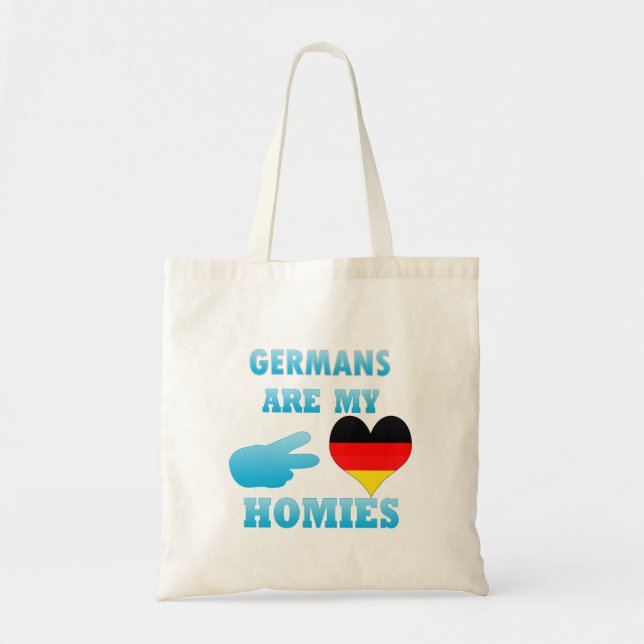Bolsa Tote Os alemães são meu Homies (Frente)