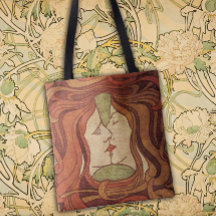 Os Amantes - Estilo Art Nouveau