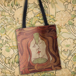 Bolsa Tote Os Amantes - Estilo Arte Nova