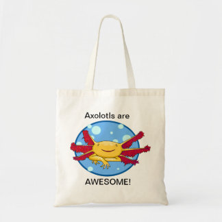 Bolsa Tote Os Axolotls são impressionantes! (Saco plástico de