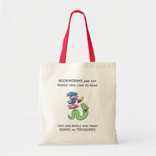 Bolsa Tote Os Bookworms São Pessoas Que Tratam Os Livros Com